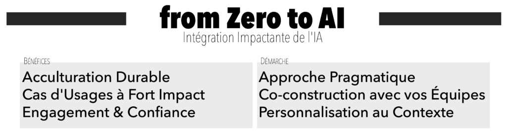 From Zero to AI - avantages de l'approche