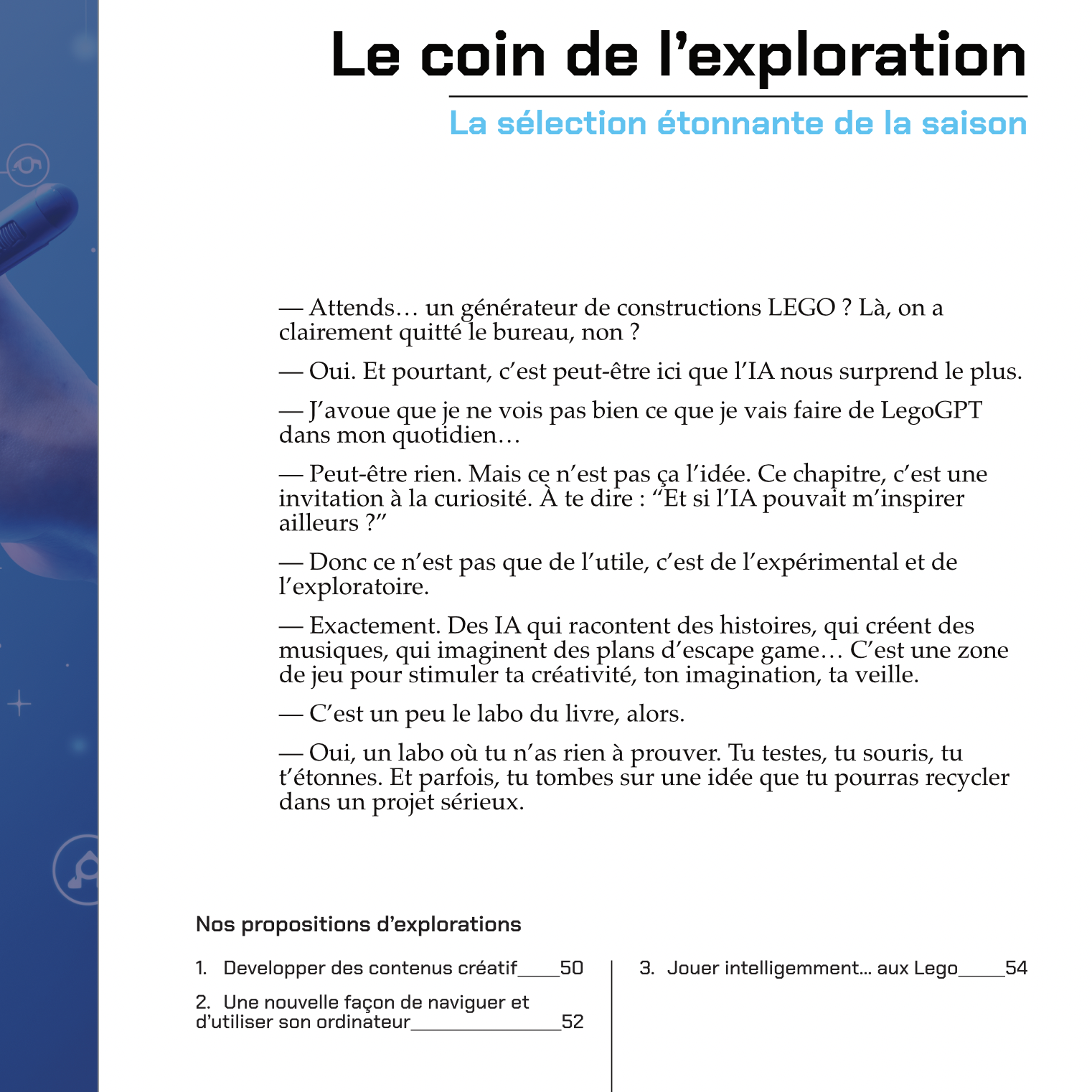 et même pour aller vers demain